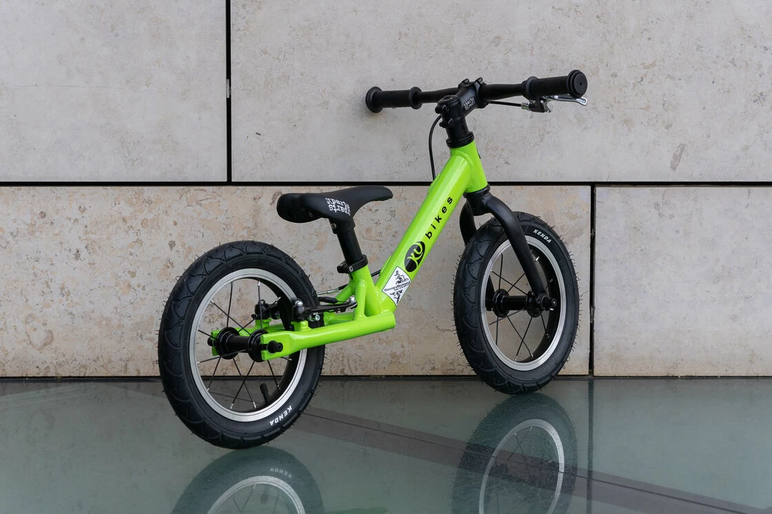 Lekki rowerek biegowy KUbikes 12" Zielony