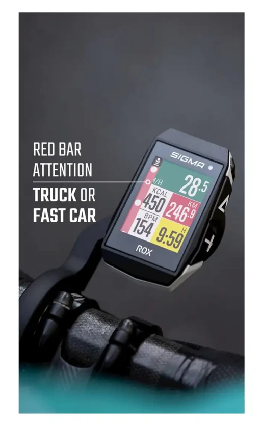 Licznik rowerowy Sigma Rox 11.1 Evo GPS Biały + HR set