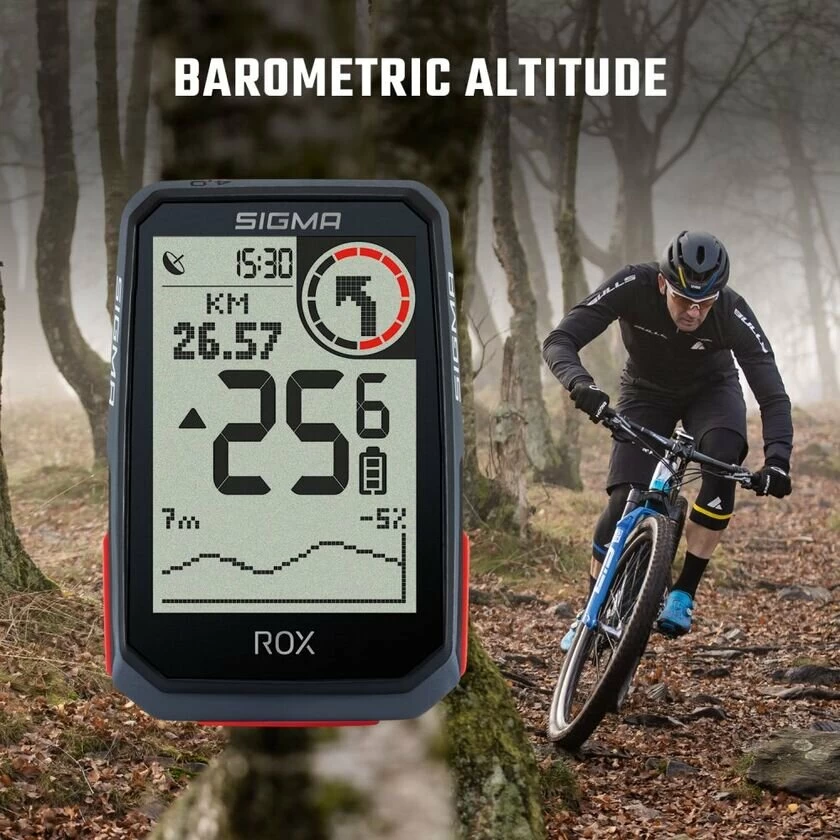 Licznik rowerowy SIGMA ROX 4.0 HR + sensor top mount set