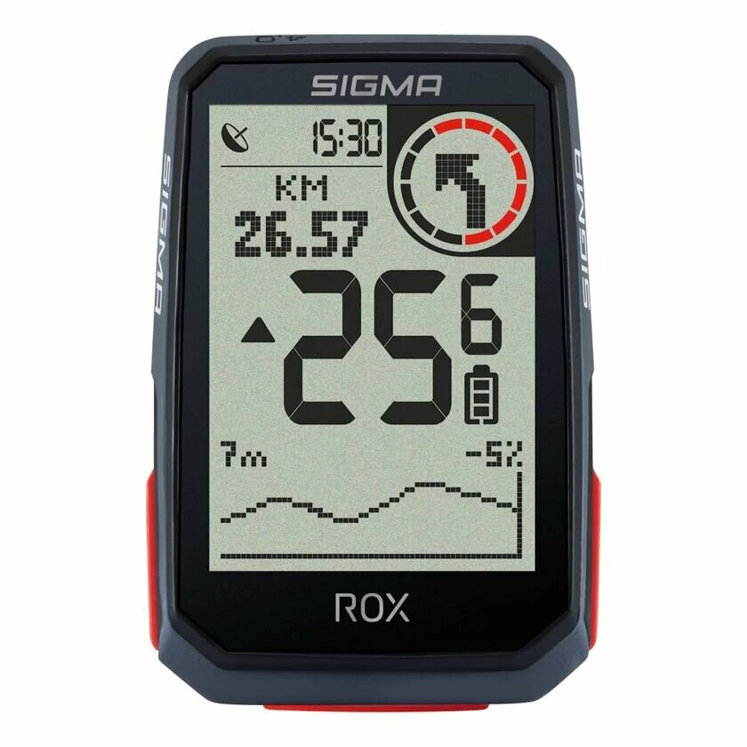 Licznik rowerowy SIGMA ROX 4.0 Czarny HR SET