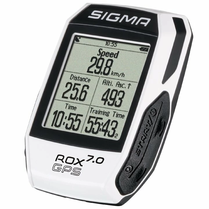 Licznik rowerowy Sigma ROX GPS 7.0 Biały