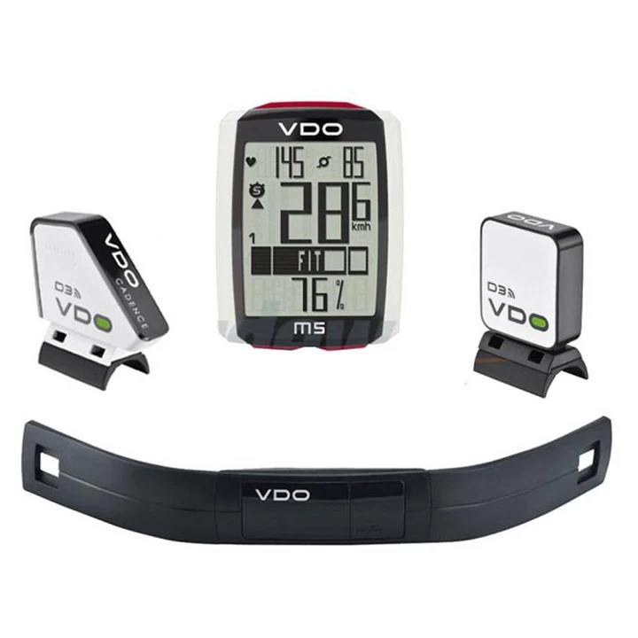 Licznik rowerowy VDO M5 WL + czujnik kadencji i pulsu