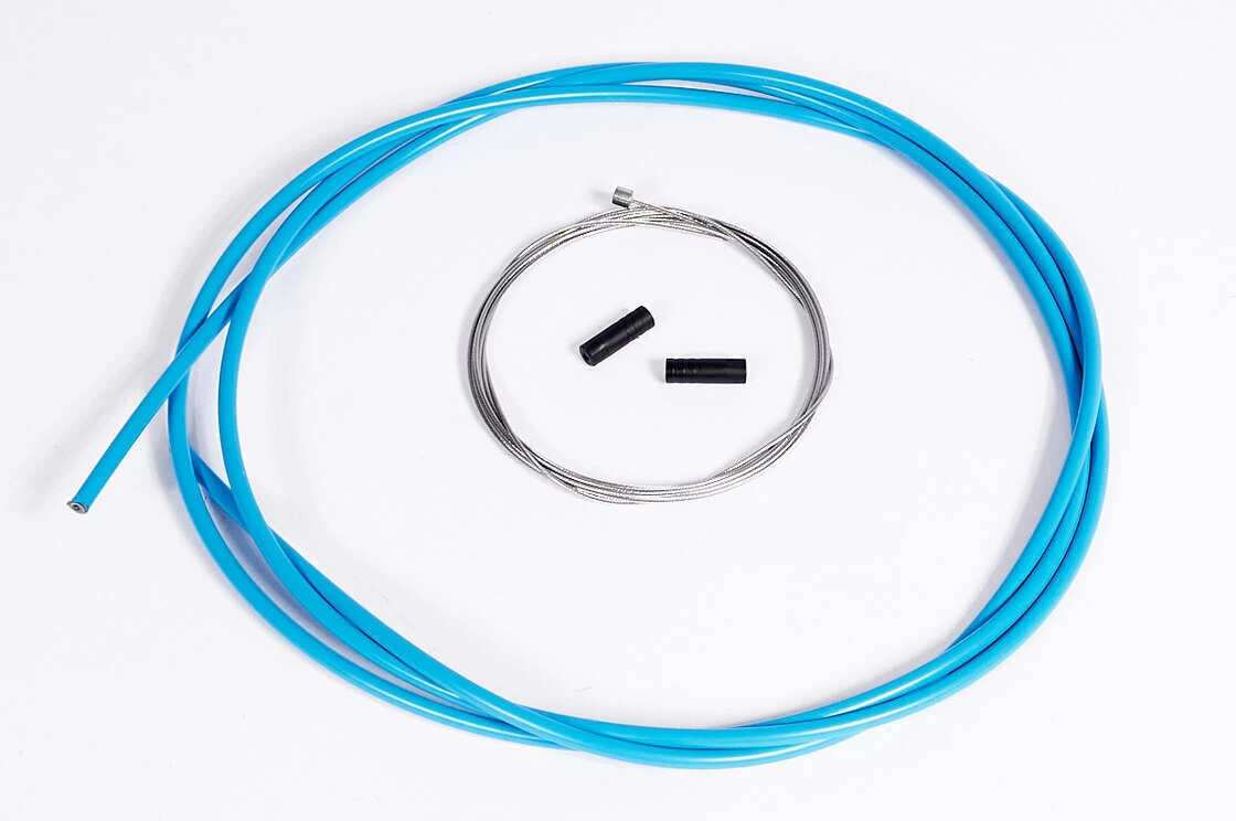 Linka do regulowanej sztycy podsiodłowej XLC Kabel Dropper 1800MM Kit Niebieski - Light Blue