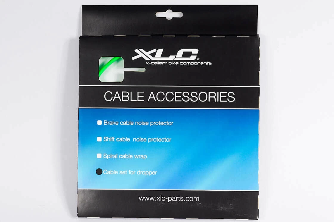 Linka do regulowanej sztycy podsiodłowej XLC Kabel Dropper 1800MM Kit Zielony - Neon Green