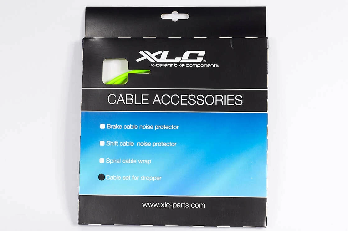 Linka do regulowanej sztycy podsiodłowej XLC Kabel Dropper 1800MM Kit Żółty - Neon Yellow