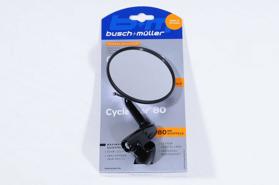 Lusterko rowerowe Busch & Muller CYCLE STAR 17,2 - 22 mm