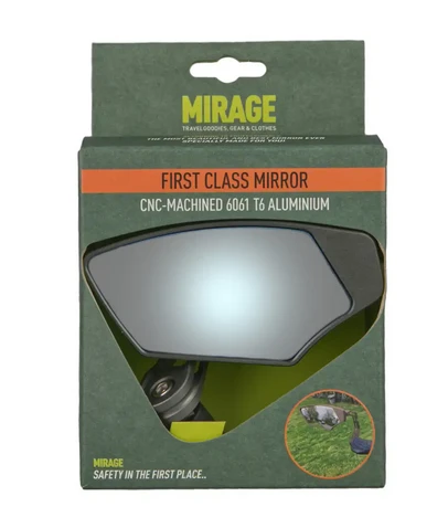 Lusterko rowerowe Mirage First Class Szare