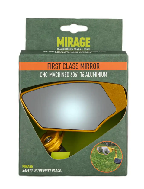 Lusterko rowerowe Mirage First Class Złote