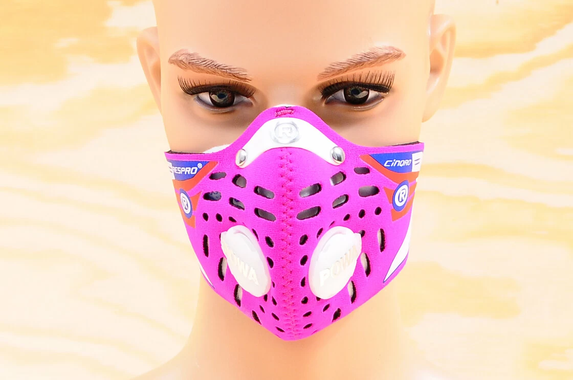 Maska antysmogowa Respro Cinqro Hot Pink