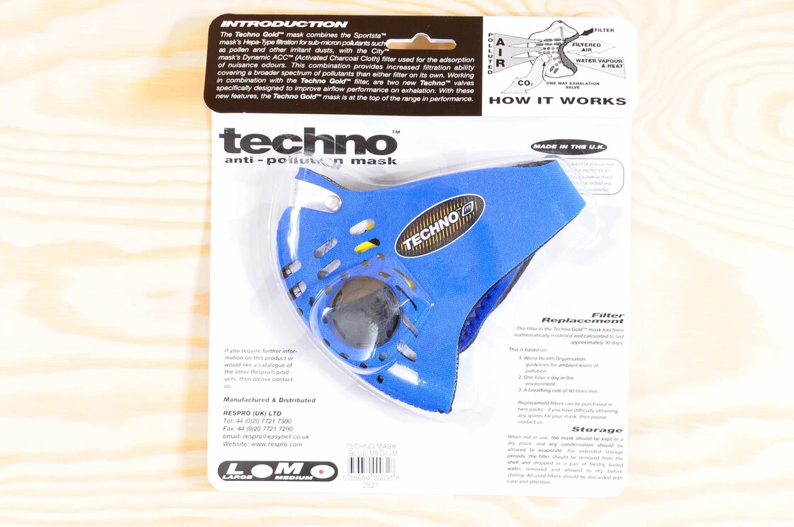 Maska antysmogowa Respro Techno Blue S
