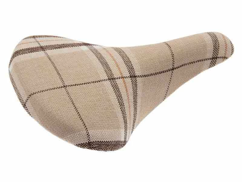 Miejskie siodełko rowerowe BRN Retro Vintage kremowe