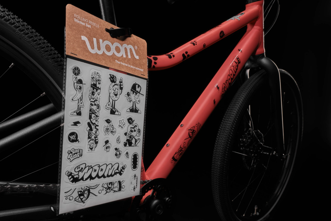 Naklejki woom Rolling Rebels