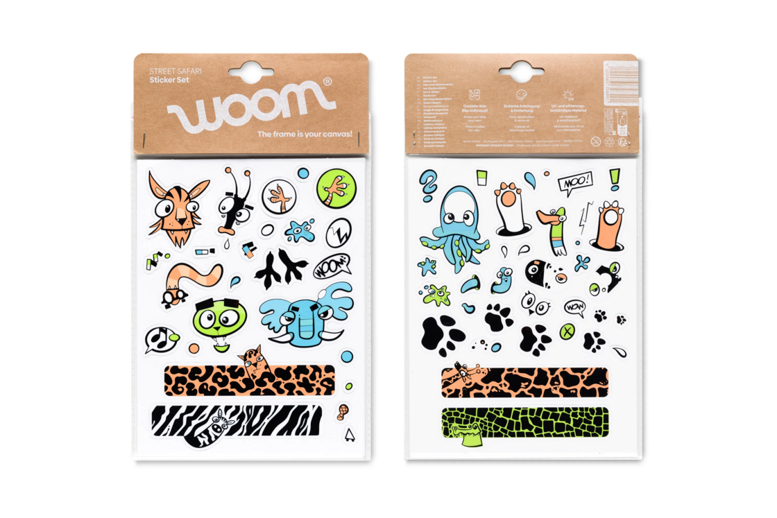 Naklejki woom Street Safari