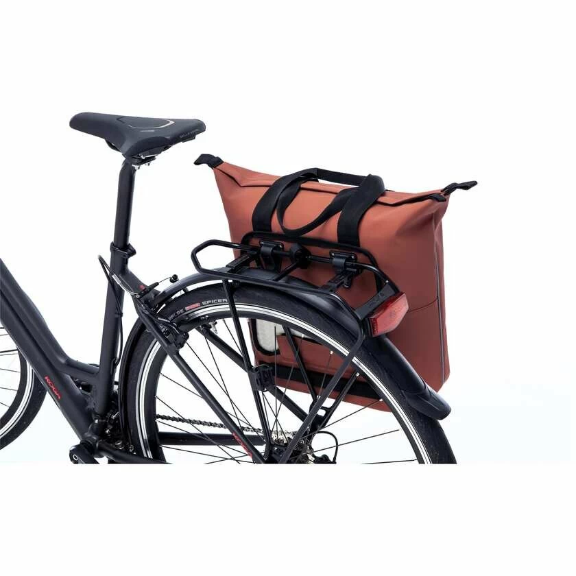New Looxs Pojedyncza torba rowerowa Shopper Odense Kota 24L Czerwony