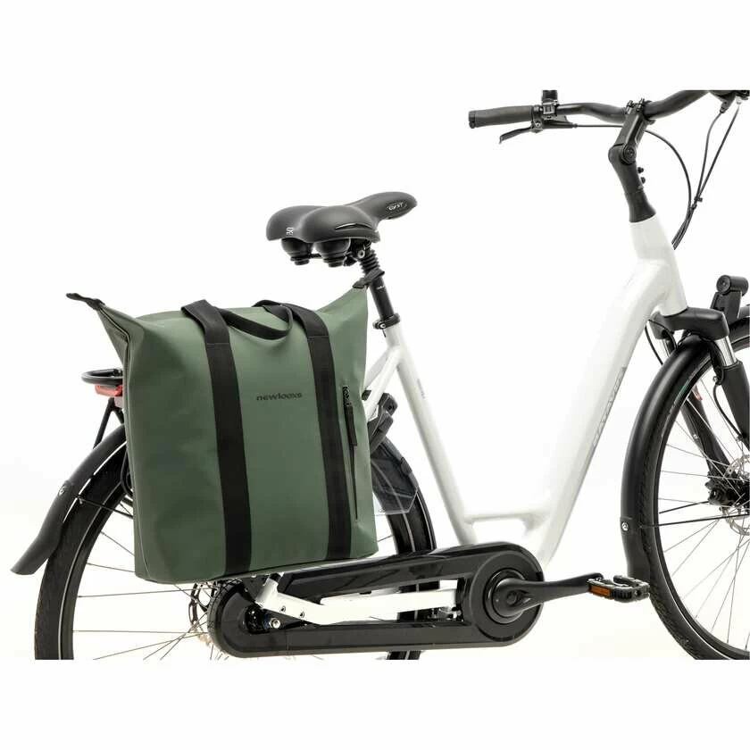 New Looxs Pojedyncza torba rowerowa Shopper Odense Kota 24L Zielony