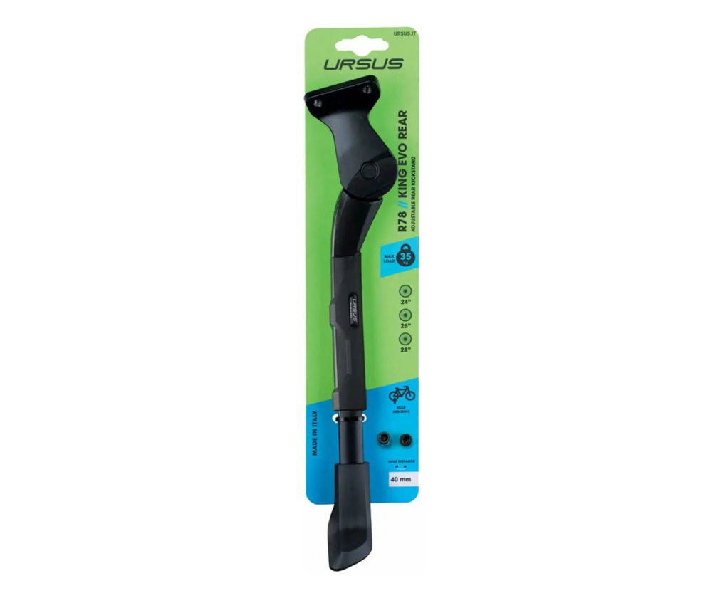 Nóżka rowerowa Ursus King Evo R78 Rear 24-28" Czarny | Montaż: 40 mm