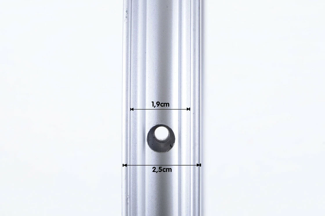 Obręcz aluminiowa Rigida Andra 10, 26 x 1.75 (19-559) E-bike Kolor: Srebrna