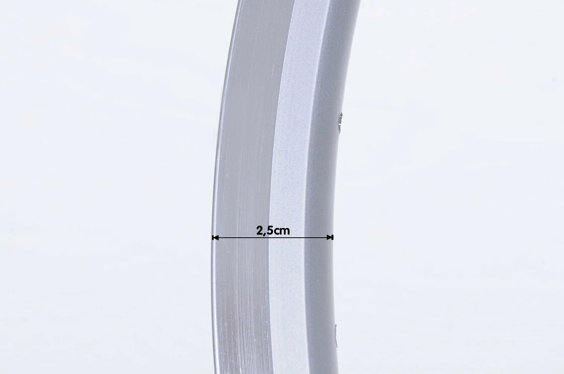 Obręcz aluminiowa Rigida Andra 10, 26 x 1.75 (19-559) E-bike Kolor: Srebrna