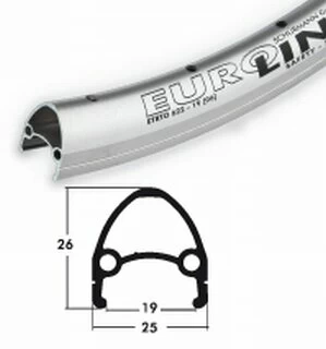 Obręcz rowerowa Euroline 19C Rim Concept 19-559 czarna