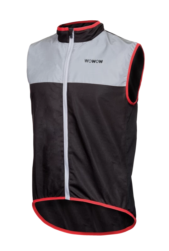 Odblaskowa kamizelka rowerowa WOWOW Dark Jacket 1.1 – czarny