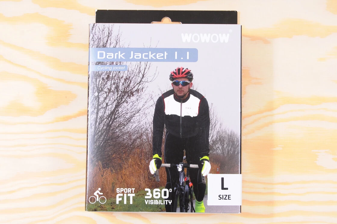 Odblaskowa kamizelka rowerowa WOWOW Dark Jacket 1.1 – czarny Rozmiar: S
