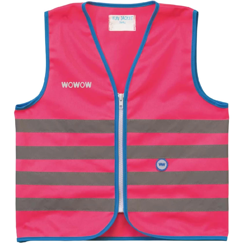 Odblaskowa kamizelka rowerowa WOWOW Fun Jacket - fluorescencyjny różowy