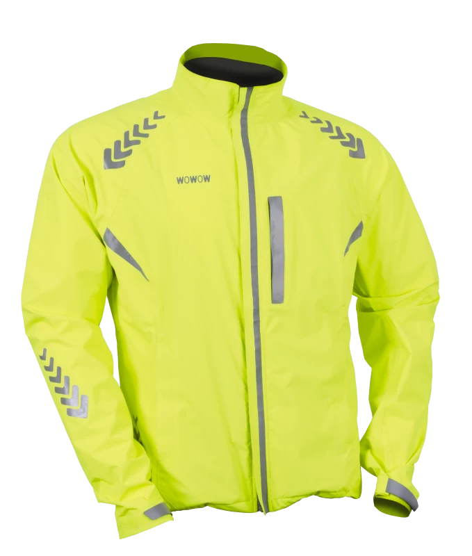 Odblaskowa kurtka rowerowa WOWOW Prodark - fluorescencyjny żółty