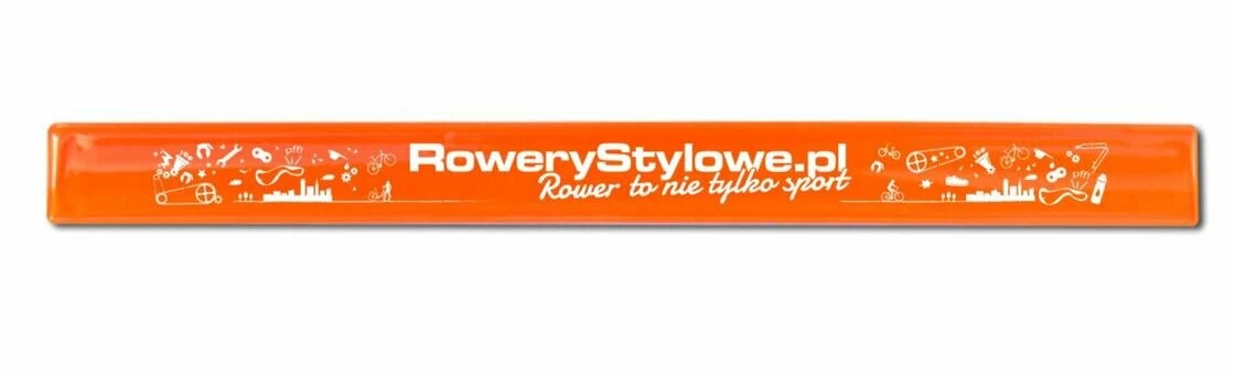 Odblaskowa opaska samorolująca RoweryStylowe.pl