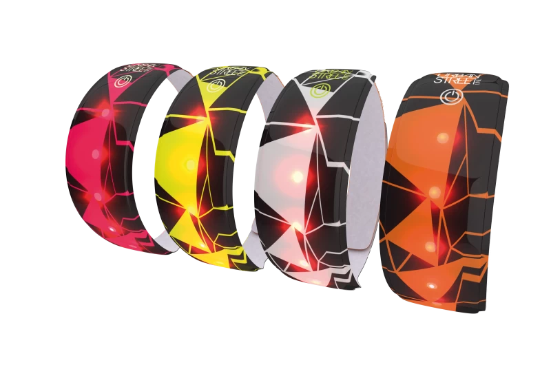 Odblaskowa opaska z diodami LED WOWOW Lightband Urban  Różowy