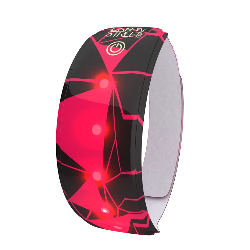 Odblaskowa opaska z diodami LED WOWOW Lightband Urban  Różowy