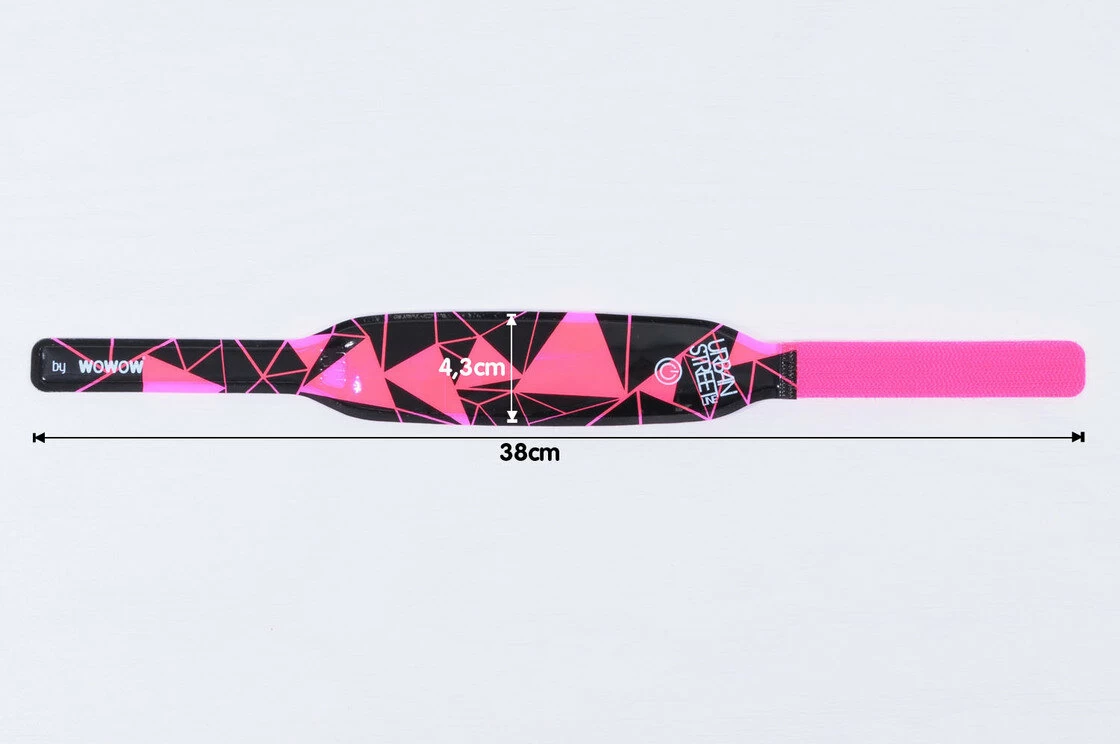 Odblaskowa opaska z diodami LED WOWOW Lightband Urban  Różowy