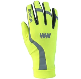 Odblaskowe rękawiczki rowerowe WOWOW Dark Gloves 3.0 - fluorescencyjny żółty