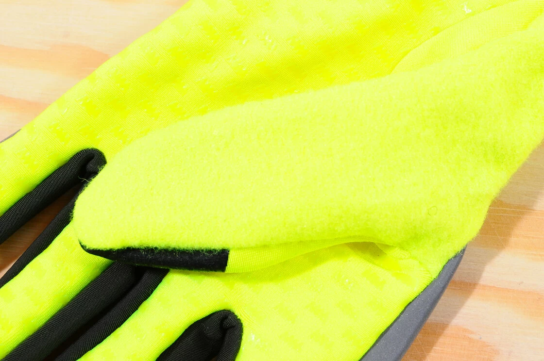 Odblaskowe rękawiczki rowerowe WOWOW Dark Gloves 3.0 - fluorescencyjny żółty