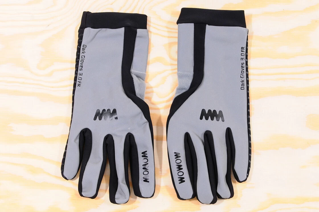 Odblaskowe rękawiczki rowerowe WOWOW Dark Gloves 3.0 - full reflective