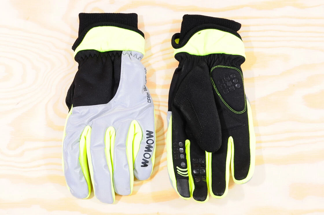 Odblaskowe rękawiczki rowerowe WOWOW Dark Gloves 4.0