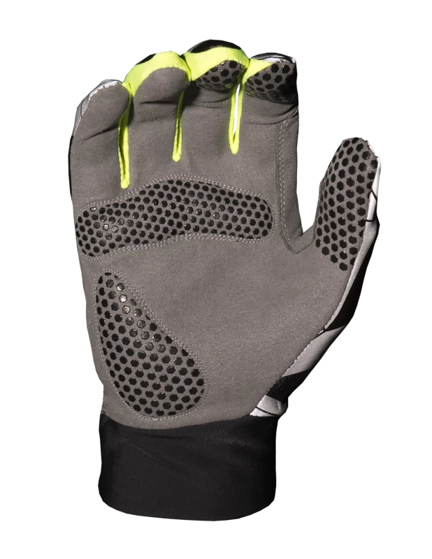 Odblaskowe rękawiczki rowerowe WOWOW Dark Gloves Urban Street – fluorescencyjny żółty