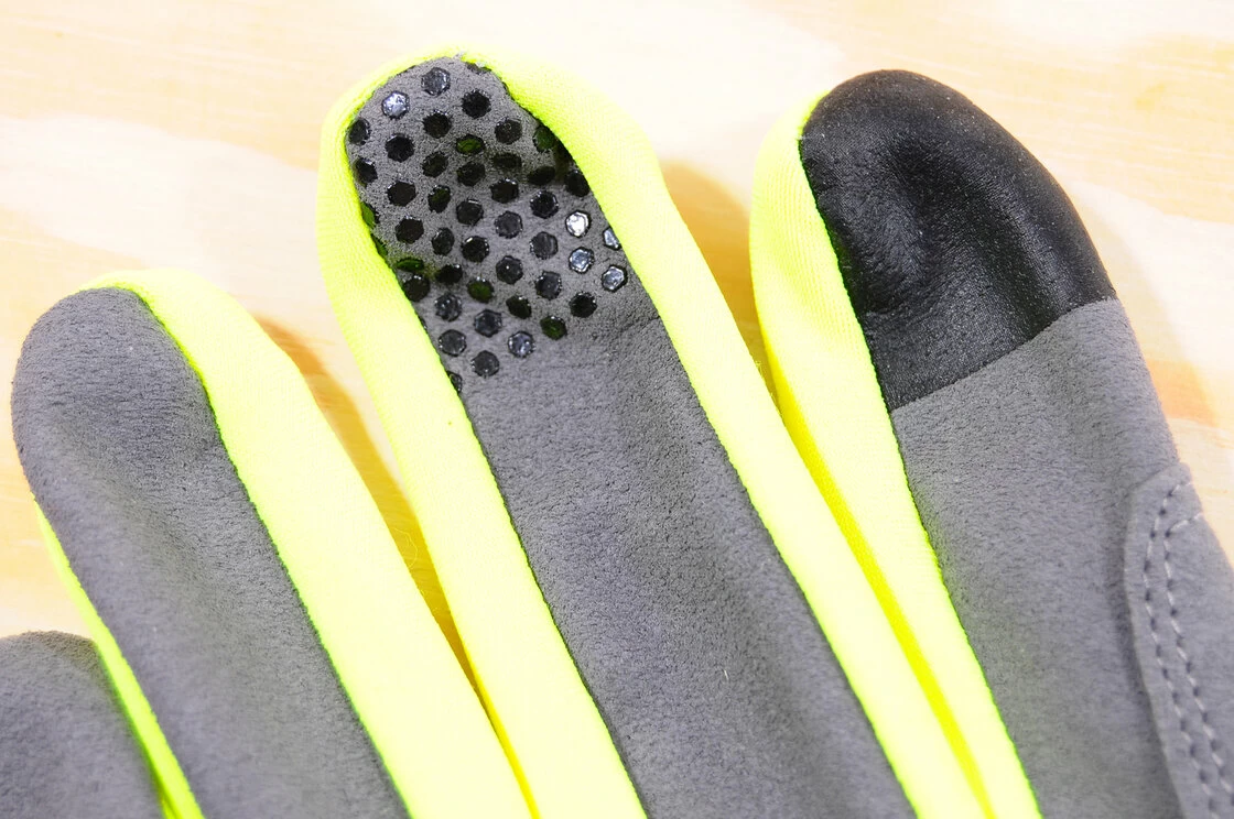 Odblaskowe rękawiczki rowerowe WOWOW Dark Gloves Urban Street – fluorescencyjny żółty