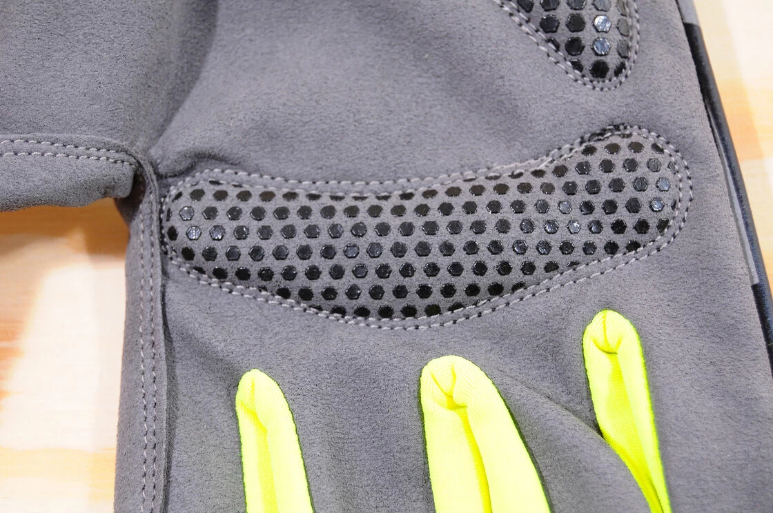 Odblaskowe rękawiczki rowerowe WOWOW Dark Gloves Urban Street – fluorescencyjny żółty