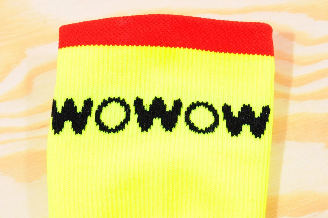 Odblaskowe skarpetki rowerowe WOWOW Cycle Socks Rozmiar 39 - 42