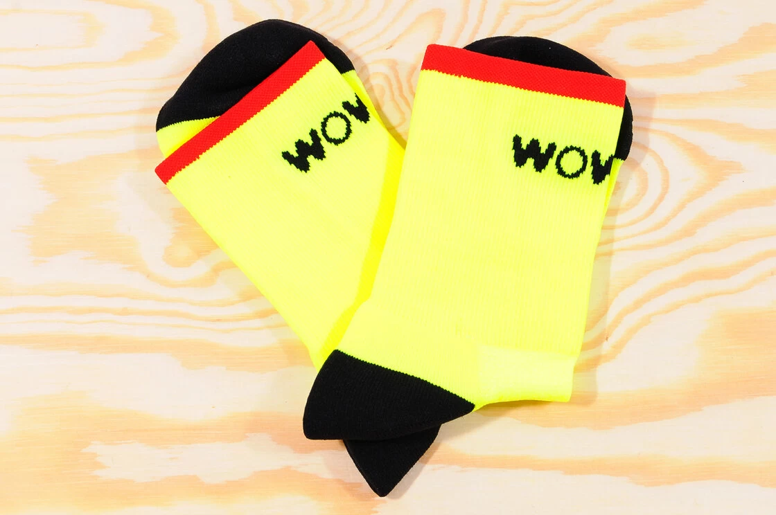 Odblaskowe skarpetki rowerowe WOWOW Cycle Socks Rozmiar 39 - 42