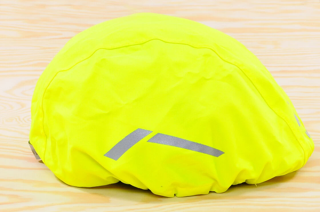 Odblaskowy pokrowiec na kask rowerowy WOWOW Helmet Cover Fluorescencyjny żółty