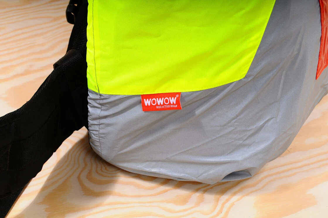 Odblaskowy pokrowiec na plecak rowerowy WOWOW Bag Cover