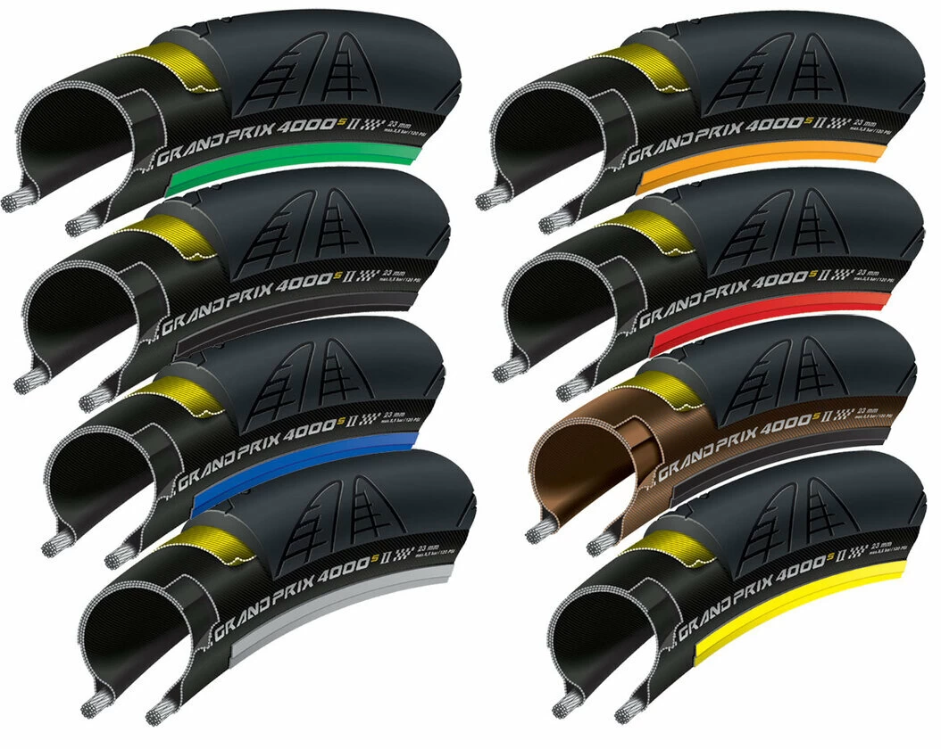 Opona rowerowa Continental Grand Prix 4000S II 700x23C (23-622) VectranBreaker Czarny
