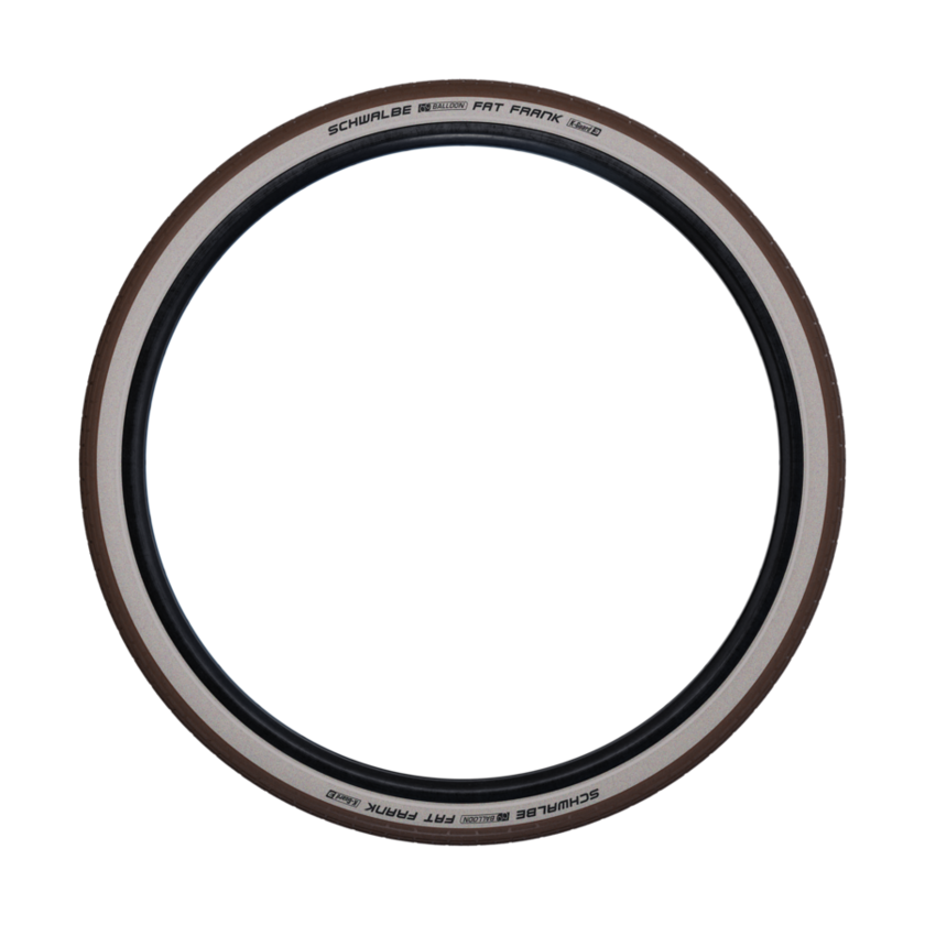 Opona rowerowa Schwalbe Fat Frank 28 x 2.00" (50-622) Brązowa - Biały Bok | Reflex