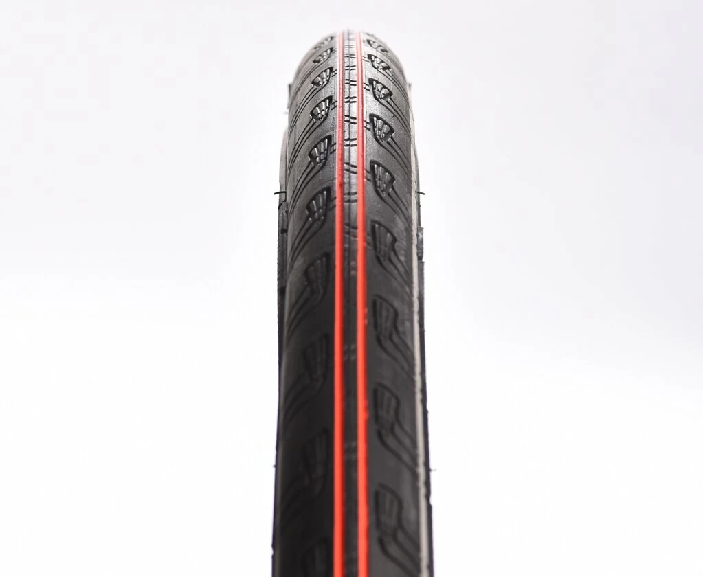 Opona rowerowa Schwalbe Finta Gazelle Czerwone pasy