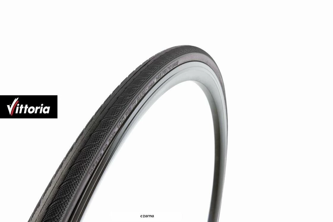 Opona rowerowa Vittoria Rubino 700x23 (23-622) pomarańczowo-czarna