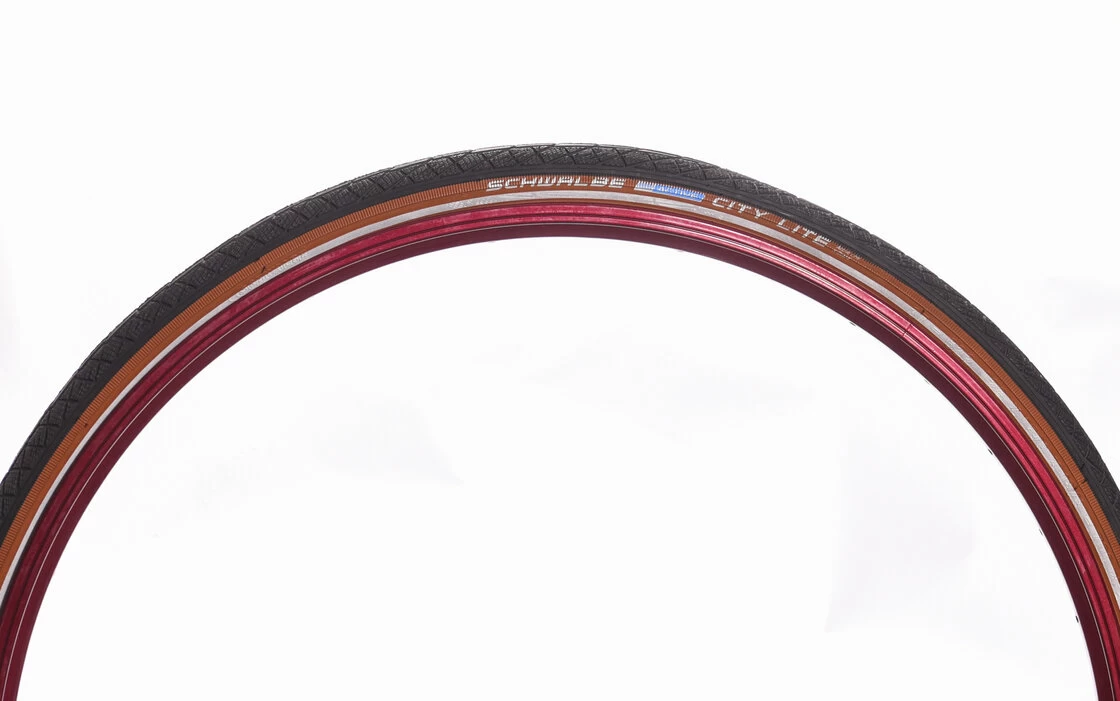 Opona Schwalbe City Lite 28 x 1.4 (37-622) Gazelle brązowy bok