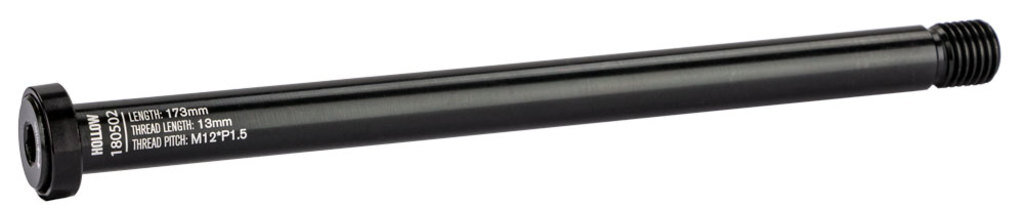 Oś koła tylnego M12X173MM P1.5czarna 173mm 