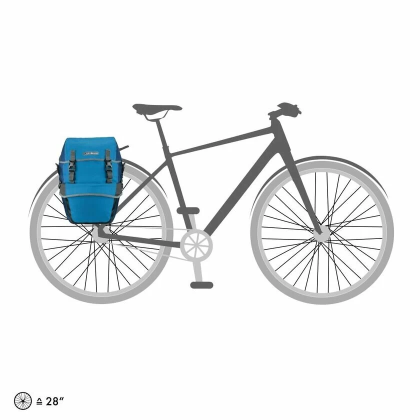 Para sakw rowerowych Ortlieb Bike-Packer Plus QL2.1 42L Dusk Blue-Denim