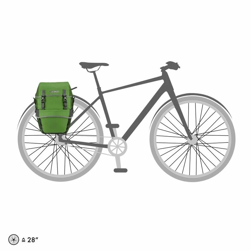 Para sakw rowerowych Ortlieb Bike-Packer Plus QL2.1 42L Kiwi Moss